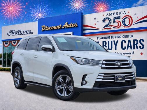 Blizzard Pearl 2019 Toyota Highlander Limited Platinum