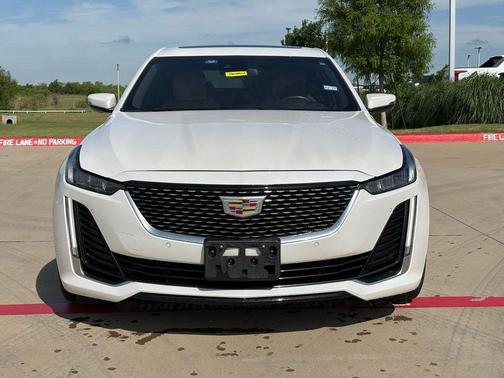 Crystal White Tricoat 2022 Cadillac CT5 Premium Luxury