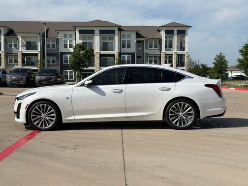 Crystal White Tricoat 2022 Cadillac CT5 Premium Luxury
