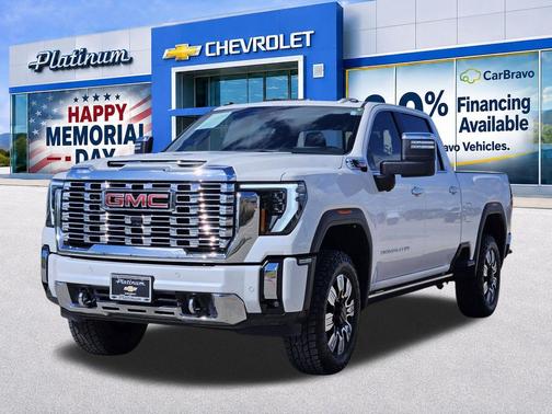 White Frost Tricoat 2024 GMC Sierra 2500 Denali