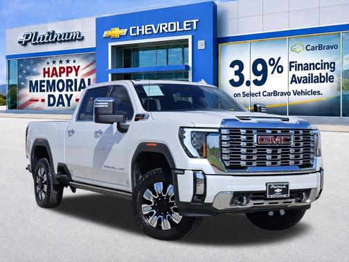 White Frost Tricoat 2024 GMC Sierra 2500 Denali