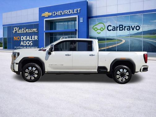White Frost Tricoat 2024 GMC Sierra 2500 Denali