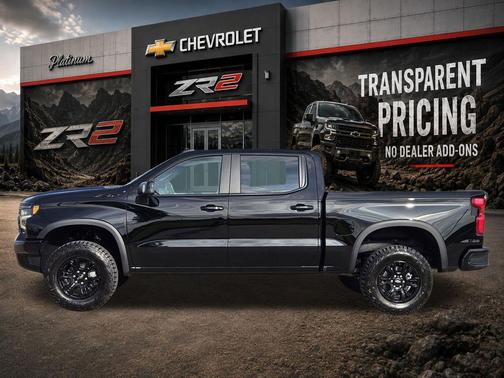 Black 2026 Chevrolet Silverado 1500 ZR2