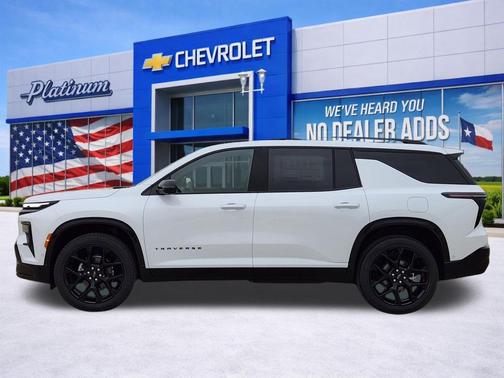 Polar White Tricoat 2026 Chevrolet Traverse RS