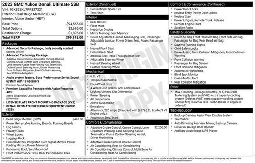 2023 GMC Yukon Denali Ultimate