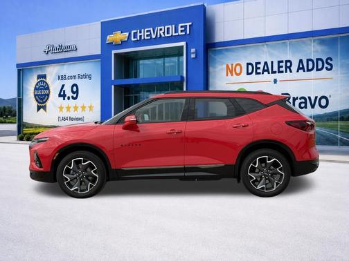 Red Hot 2022 Chevrolet Blazer RS