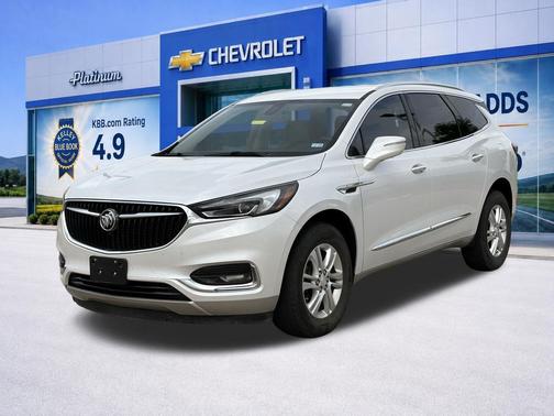White Frost Tricoat 2019 Buick Enclave Essence