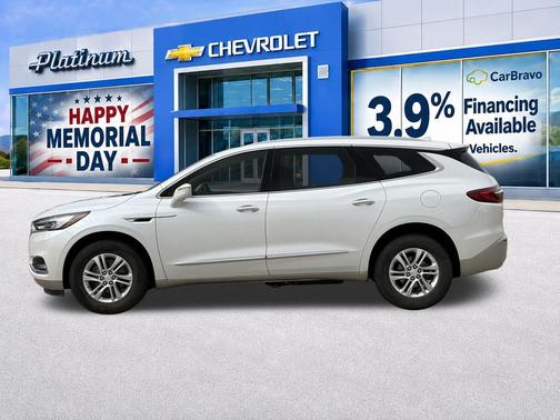 White Frost Tricoat 2019 Buick Enclave Essence