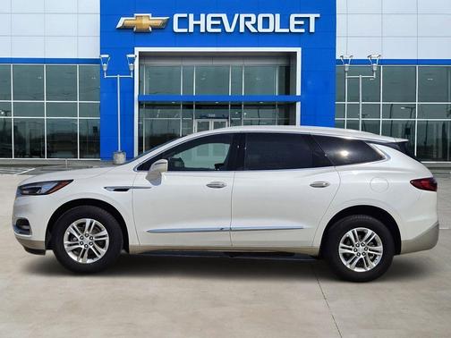 White Frost Tricoat 2019 Buick Enclave Essence