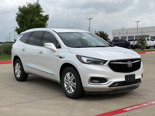 White Frost Tricoat 2019 Buick Enclave Essence