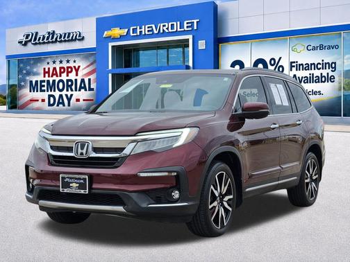 Deep Scarlet Pearl 2022 Honda Pilot AWD Elite