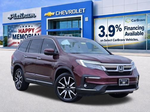 Deep Scarlet Pearl 2022 Honda Pilot AWD Elite