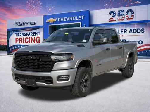 Billet Silver Metallic Clearcoat 2025 RAM 1500 Big Horn/Lone Star