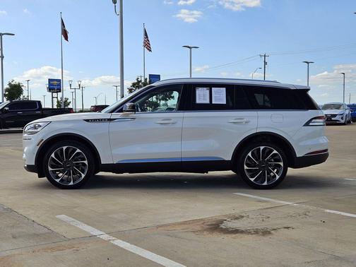 PRISTINE WHITE MET 3C 2022 Lincoln Aviator Reserve AWD