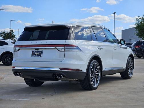PRISTINE WHITE MET 3C 2022 Lincoln Aviator Reserve AWD