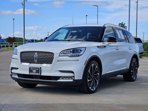 PRISTINE WHITE MET 3C 2022 Lincoln Aviator Reserve AWD