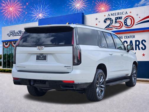 Crystal White Tricoat 2023 Cadillac Escalade ESV Sport
