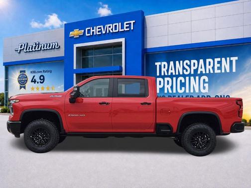 Red Hot 2026 Chevrolet Silverado 2500 Crew Cab, Standard Bed, XR2, 4WD