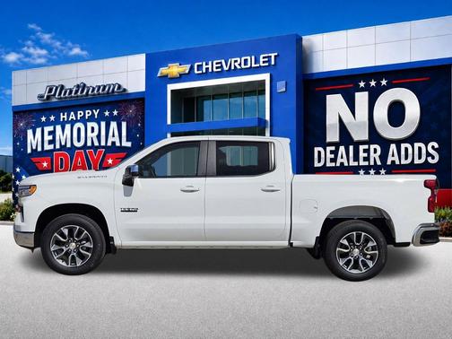 Summit White 2026 Chevrolet Silverado 1500 LT