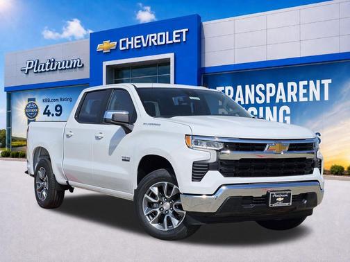 Summit White 2026 Chevrolet Silverado 1500 LT