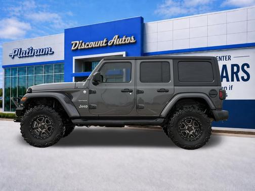 Granite Crystal Metallic Clearcoat 2018 Jeep Wrangler Unlimited Sahara