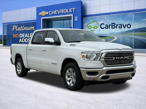 Bright White Clearcoat 2024 RAM 1500 Laramie