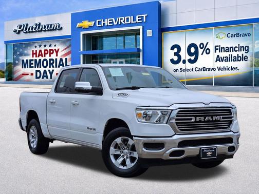 Bright White Clearcoat 2024 RAM 1500 Laramie