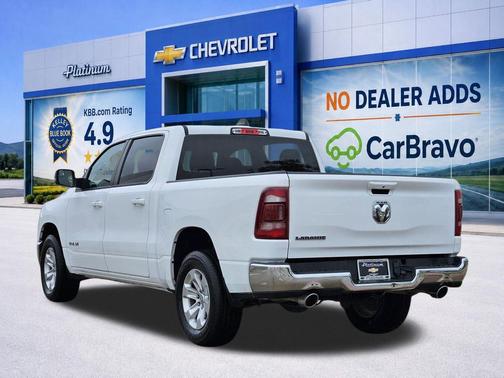 Bright White Clearcoat 2024 RAM 1500 Laramie