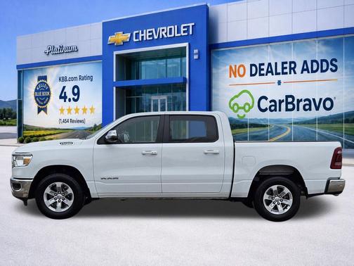 Bright White Clearcoat 2024 RAM 1500 Laramie