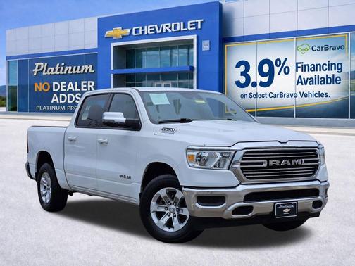 Bright White Clearcoat 2024 RAM 1500 Laramie