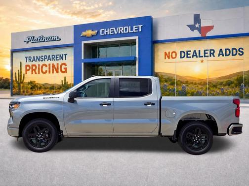 Sterling Gray Metallic 2026 Chevrolet Silverado 1500 Custom