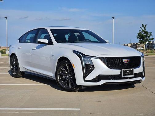 Vibrant White Tricoat 2026 Cadillac CT5 Sport
