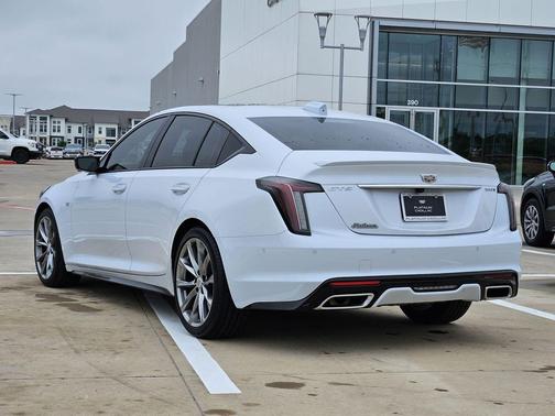 Vibrant White Tricoat 2026 Cadillac CT5 Sport