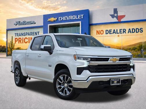 Summit White 2026 Chevrolet Silverado 1500 LT