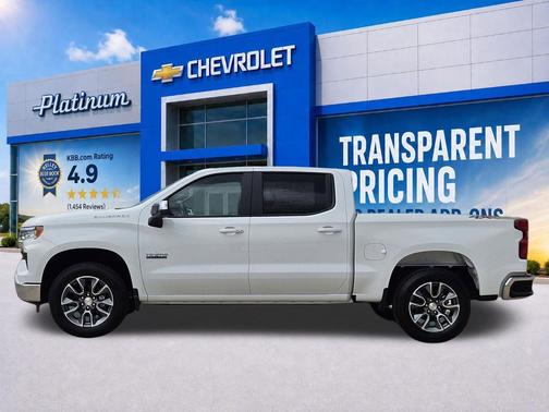 Summit White 2026 Chevrolet Silverado 1500 LT