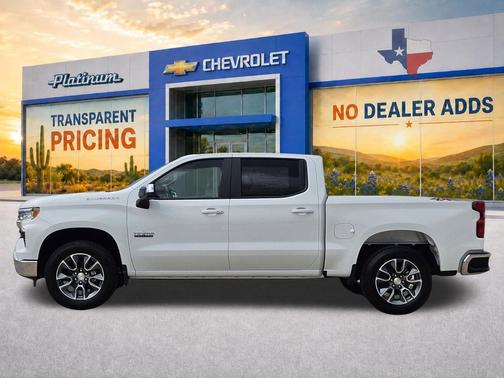 Summit White 2026 Chevrolet Silverado 1500 LT