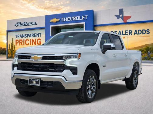 Summit White 2026 Chevrolet Silverado 1500 LT