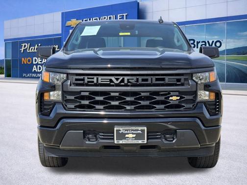Black 2023 Chevrolet Silverado 1500 Custom
