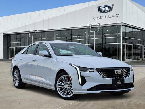 Vibrant White Tricoat 2026 Cadillac CT4 Premium Luxury RWD