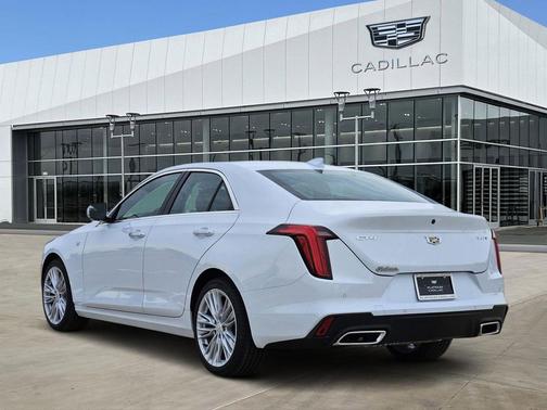 Vibrant White Tricoat 2026 Cadillac CT4 Premium Luxury RWD