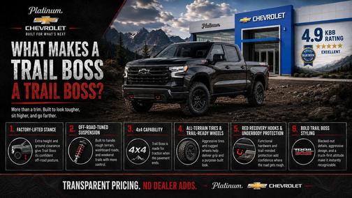 Summit White 2026 Chevrolet Silverado 1500 LT Trail Boss