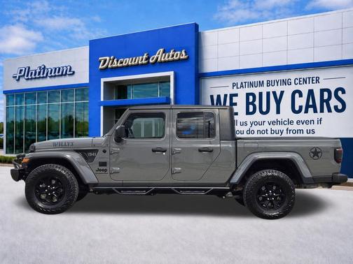 Sting-Gray Clearcoat 2021 Jeep Gladiator Willys 4x4