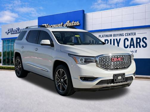 White Frost Tricoat 2019 GMC Acadia Denali
