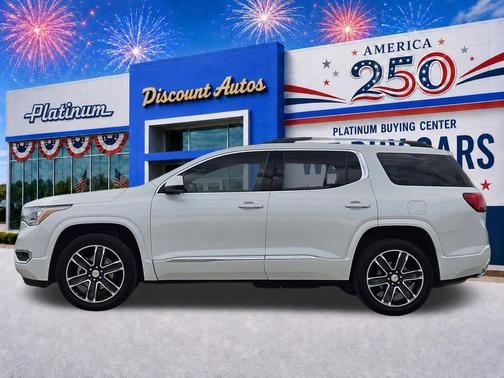White Frost Tricoat 2019 GMC Acadia Denali