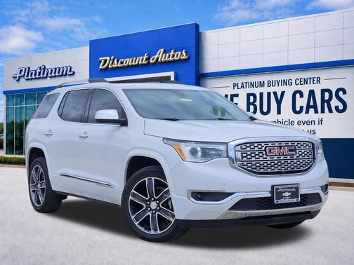 White Frost Tricoat 2019 GMC Acadia Denali