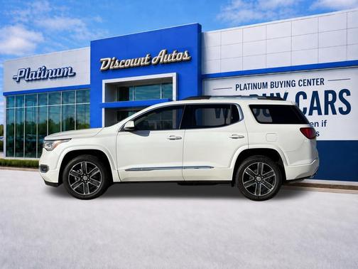White Frost Tricoat 2019 GMC Acadia Denali