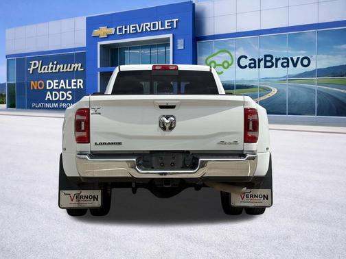 Bright White Clearcoat 2024 RAM 3500 Laramie Mega Cab 4x4 6'4' Box