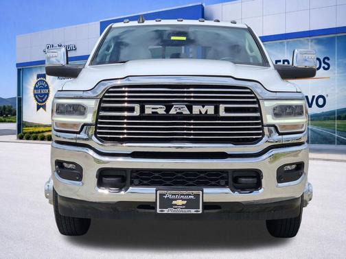 Bright White Clearcoat 2024 RAM 3500 Laramie Mega Cab 4x4 6'4' Box