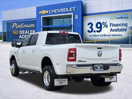 Bright White Clearcoat 2024 RAM 3500 Laramie Mega Cab 4x4 6'4' Box