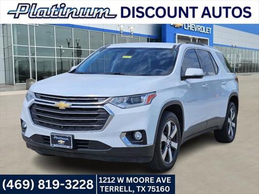 Summit White 2018 Chevrolet Traverse LT Leather